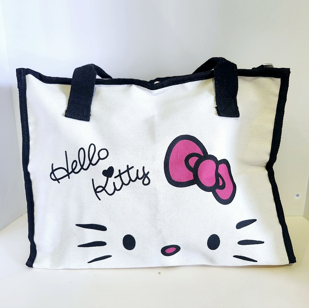 Hello Kitty Canvas Tote Bag